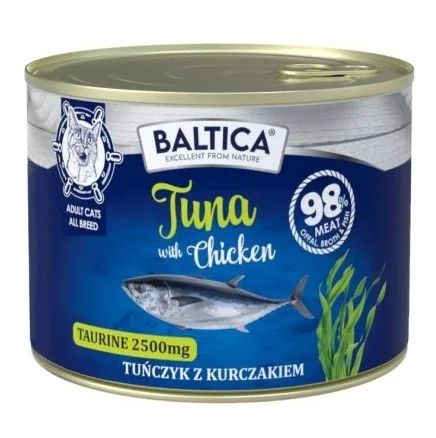 BALTICA Excellent Tuna with chicken - wet cat food - 185g