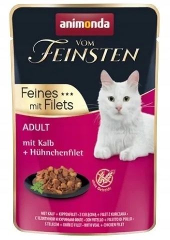 ANIMONDA vom Feinsten Veal - wet cat food - 85 g