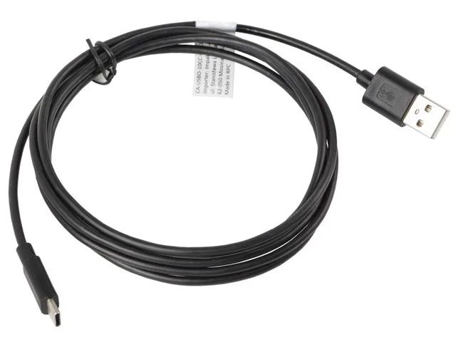 Lanberg | USB Type-A to USB Type-C 2.0 Cable, 1.8 m | CA-USBO-10CC-0018-BK | USB Type-A to USB Type-C