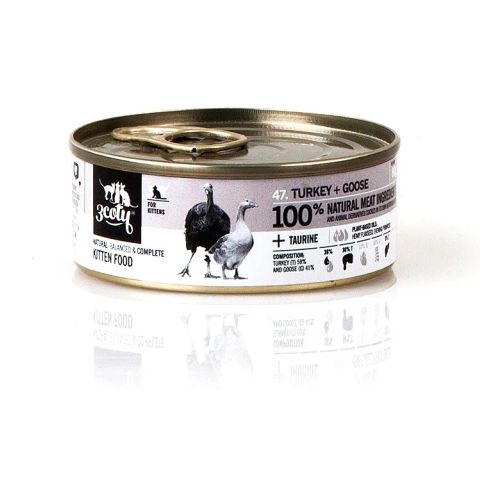 3COTY Turkey with goose For kittens - wet cat food - 80g