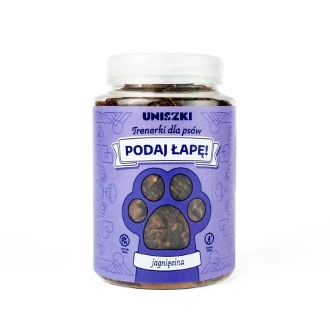 UNISZKI Podaj łapę Lamb - dog treat - 210g