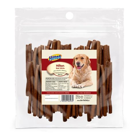 HILTON Soft Beef Sticks - treat for dogs - 500g