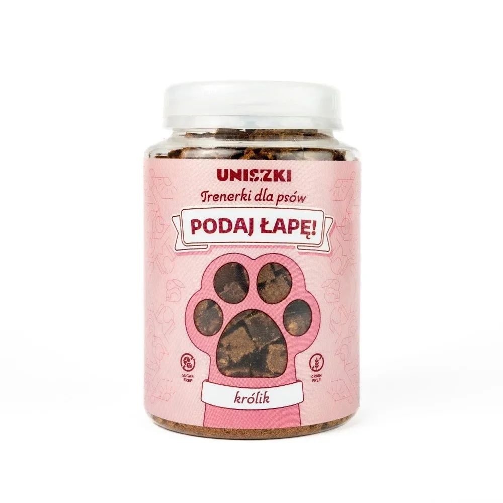 UNISZKI Give Paw Rabbit – dog treat – 150 g