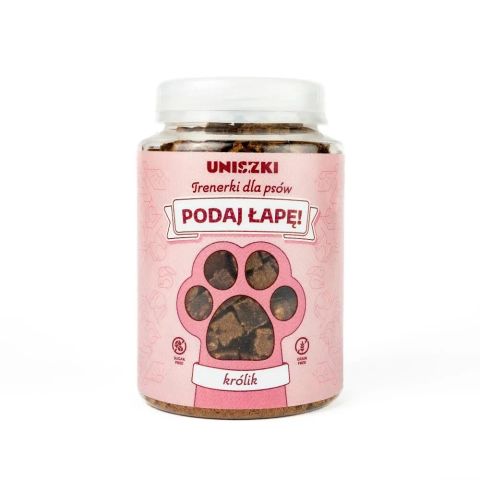 UNISZKI Give Paw Rabbit – dog treat – 150 g