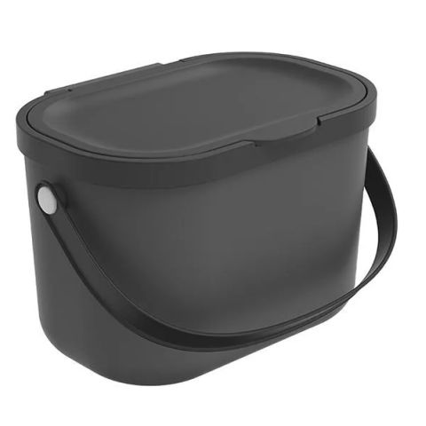 ROTHO Albula Anthracite - waste sorting container - 3,2l