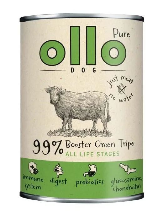 OLLO Booster Digest Green tripe - wet dog food - 400g