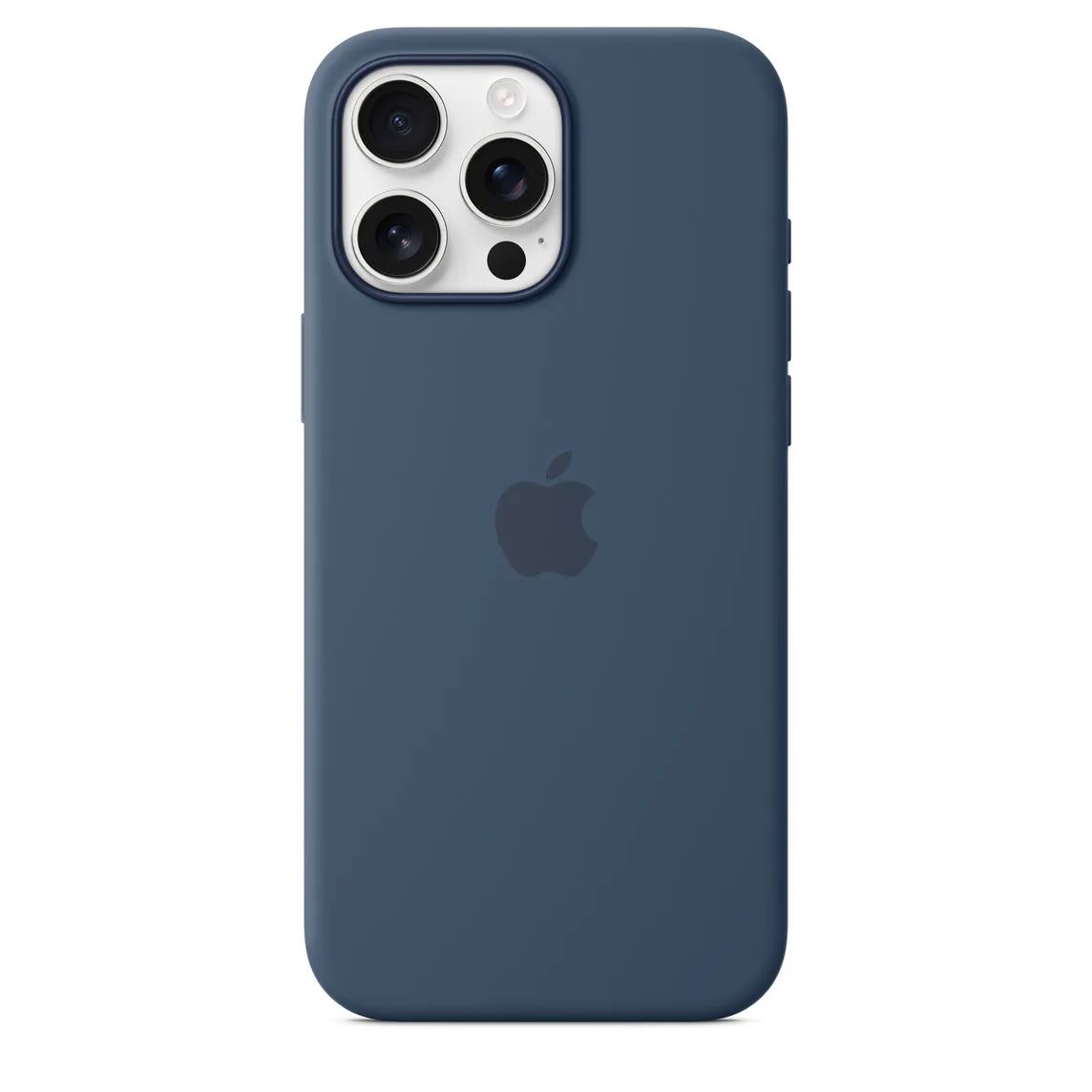 iPhone 16 Pro Max Silicone Case Denim Originaal Ümbris