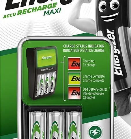 ENERGIZER Maxi ACCU HR6 POW battery charger + 2 AA 2000 mAh batteries