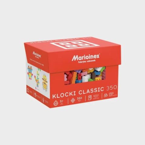 Marioinex Mini Waffle Building Blocks Classic, 350 pieces