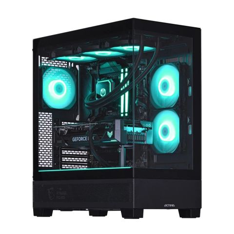 Actina 5901443443568 PC Intel Core Ultra 7 270K Plus 32 GB DDR5-SDRAM 1 TB SSD AMD Radeon RX 9070 XT Midi Tower Black