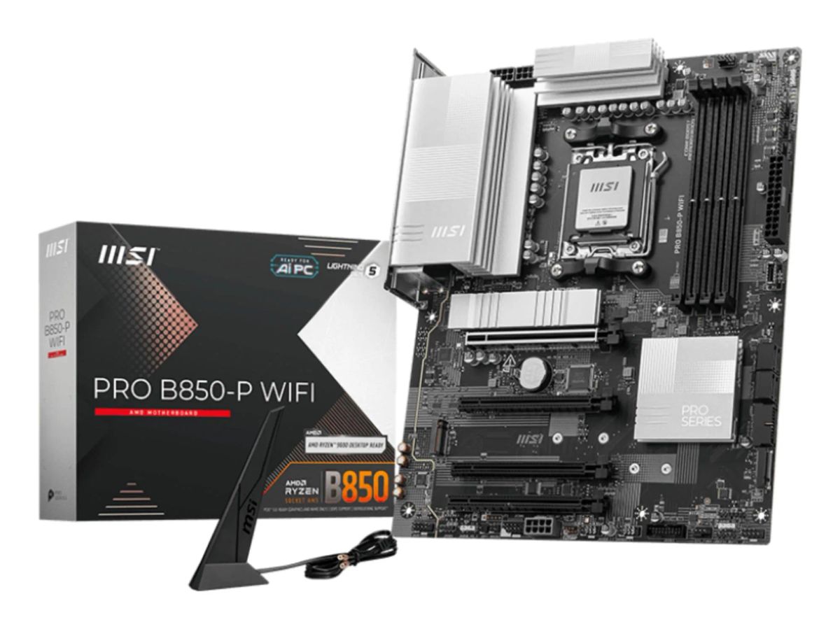 Mainboard|MSI|AMD B850|SAM5|ATX|Memory DDR5|Memory slots 4|4xPCI-Express 16x|3xM.2|1xHDMI|1xAudio-In|1xAudio-Out|4xUSB 2.0|2xUSB 3.2|2xUSB-C|1xOptical S/PDIF|1xRJ45|PROB850-PWIFI