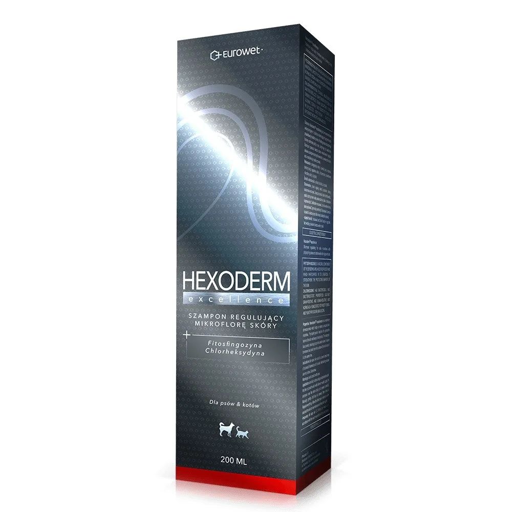 EUROWET Hexoderm Excellence - shampoo for dogs and cats - 200 ml