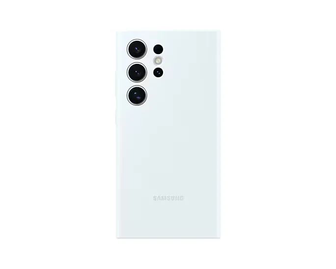 Galaxy S24 Ultra Silicone Case White Ümbris