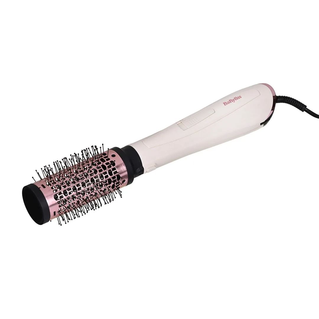 BaByliss AS914PE hair styling tool Straightening brush Warm Black, Rose gold 1000 W 2.5 m
