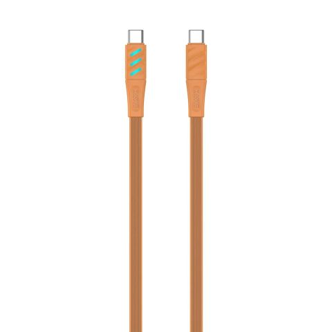 Havit CB6254 - USB Type C to USB Type C charging cable, 1 m (orange)