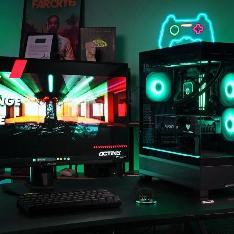 Actina 5901443443544 PC Intel Core Ultra 7 270K Plus 32 GB DDR5-SDRAM 1 TB SSD NVIDIA GeForce RTX 5070 Midi Tower Black