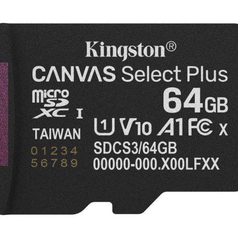 MEMORY MICRO SDXC 64GB UHS-I/SDCS3/64GBSP KINGSTON