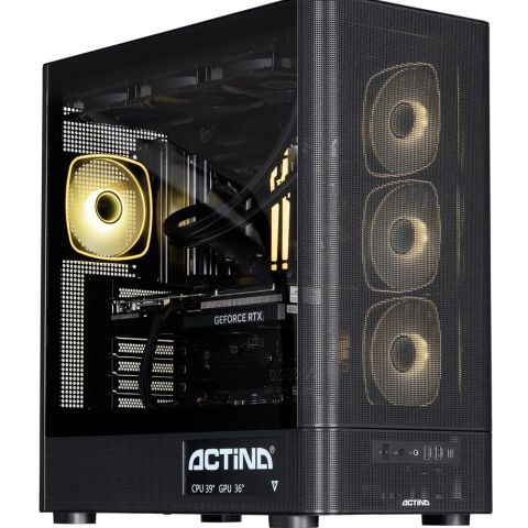Actina 5901443441908 PC Intel Core Ultra 7 270K Plus 32 GB DDR5-SDRAM 1 TB SSD NVIDIA GeForce RTX 5080 Midi Tower Black