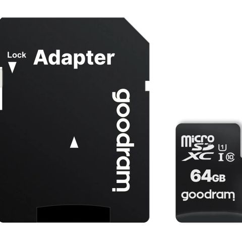 Goodram M1AA-0640R12 memory card 64 GB MicroSDXC Class 10 UHS-I