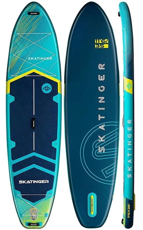 Skatinger Deska SUP Prana light bule 350 x 89 x 15 cm Yoga