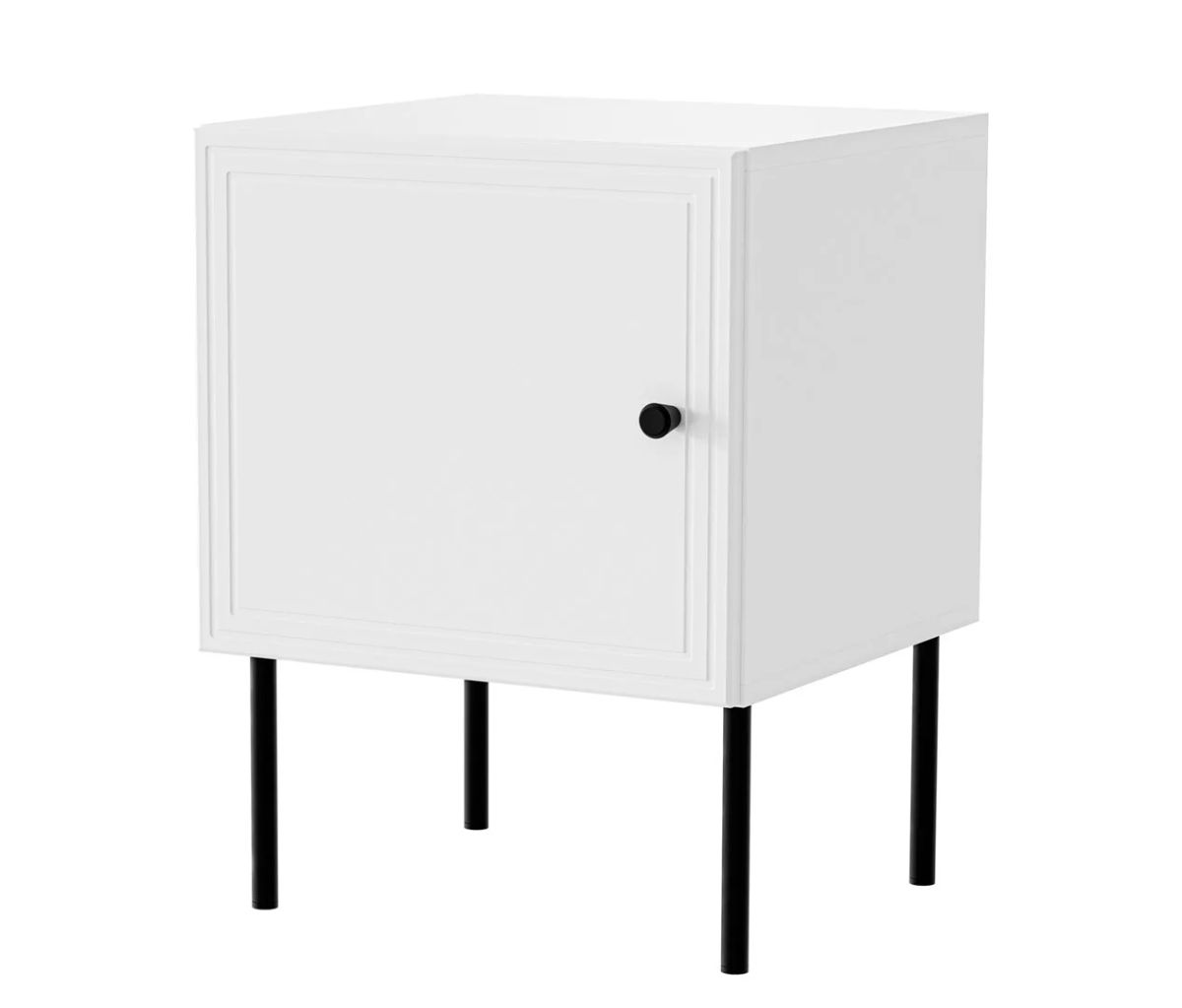Bedside table 2 pcs PALAZZO BIS 45x39xH59 white matt