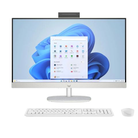 HP 27-cr0222nw AMD Ryzen™ 7 7730U 68.6 cm (27") 1920 x 1080 px All-in-One PC 16 GB DDR4-SDRAM 512 GB SSD Windows 11 Home Wi-Fi 6 (802.11ax) White