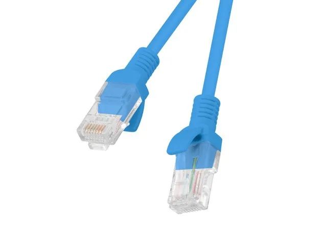 Lanberg PCU5-10CC-0050-B networking cable Blue 0.5 m Cat5e U/UTP (UTP)