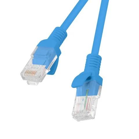 Lanberg PCU5-10CC-0050-B networking cable Blue 0.5 m Cat5e U/UTP (UTP)
