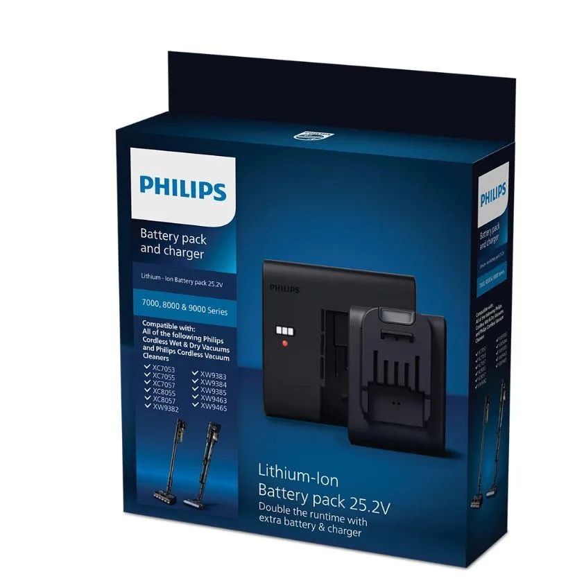 Vacuum Cleaner Accessory|PHILIPS|Battery and charger|Model XV1797/01|Black|For XC6552, XC6553, XC6557, XC7053, XC7055, XC7057, XC8053, XC8054, XC8055, XC8057, XW9382, XW9383, XW9384, XW9385, XW9463, XW9465|XV1797/01