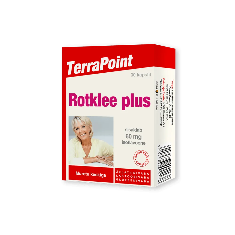 Terrapoint Rotklee Plus - perimenopausi ja üleminekuea vaevustele