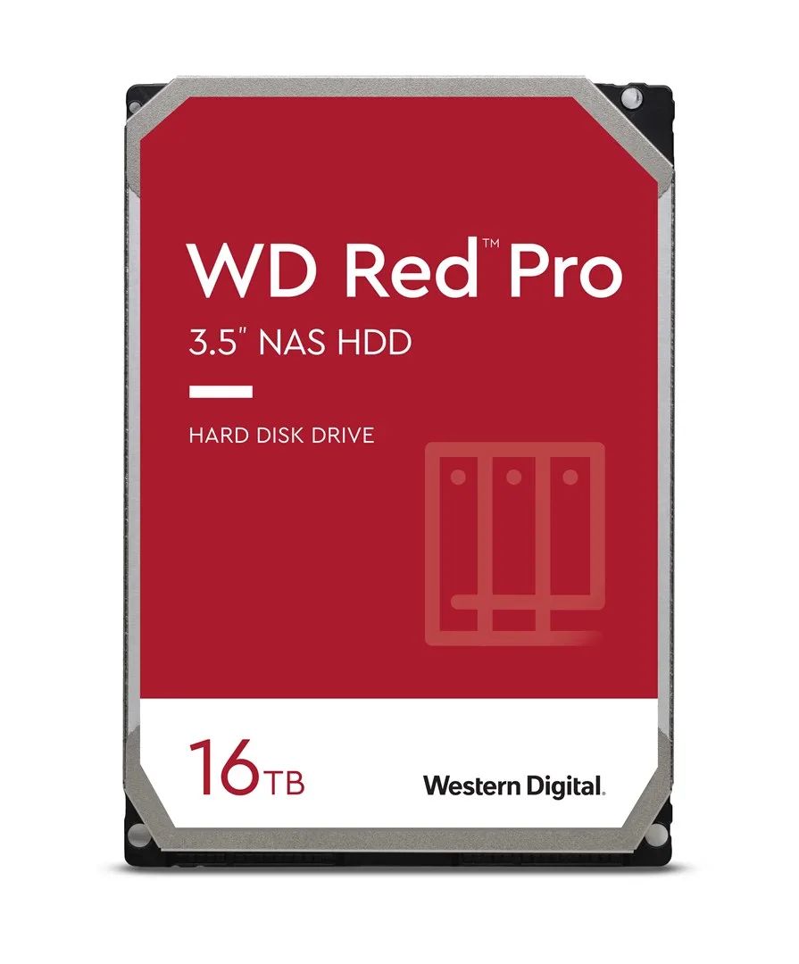 HDD|WESTERN DIGITAL|Red Pro|16TB|SATA 3.0|512 MB|7200 rpm|3,5"|WD161KFGX