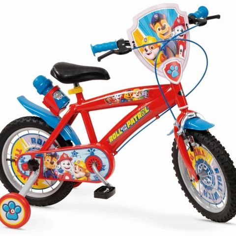 Children's Bike 14" Paw Patrol Red 1478 Boy NEW TOIMSA