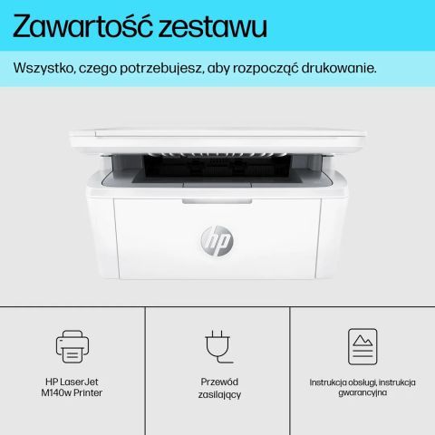 HP LaserJet MFP M140w Printer