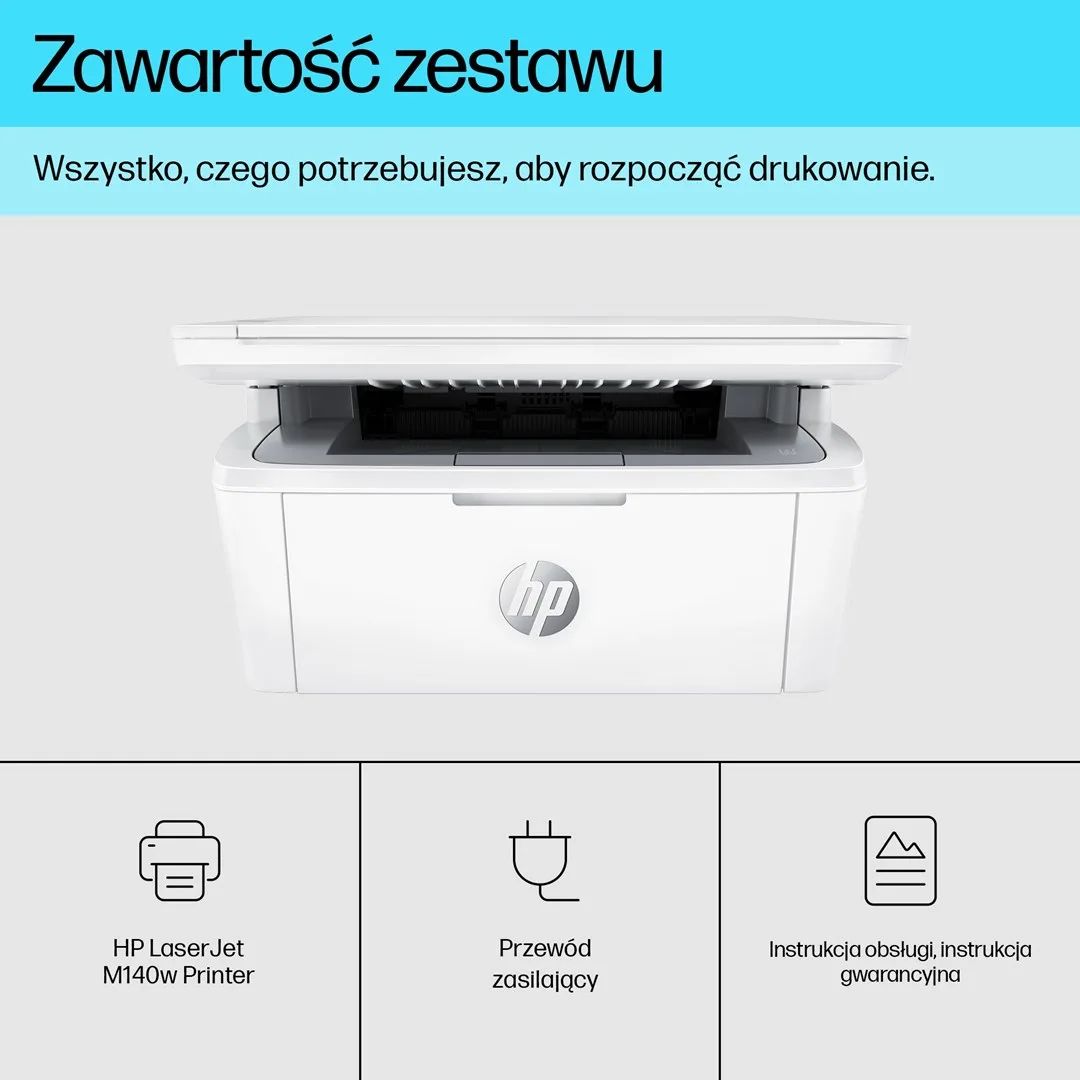 HP LaserJet MFP M140w Printer