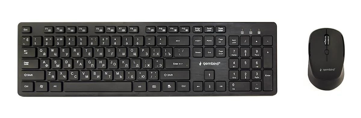 KEYBOARD +MOUSE WRL RUS/DESKTOP KBS-WCH-04-RU GEMBIRD