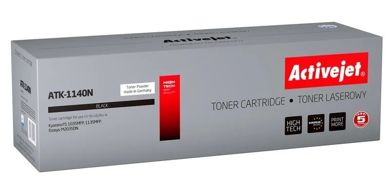 Activejet ATK-1140N Toner (replacement for Kyocera TK-1140; Supreme; 7200 pages; black)