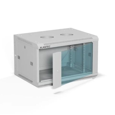 ALANTEC 19" 6U 600x450 wall-mounted cabinet, grey
