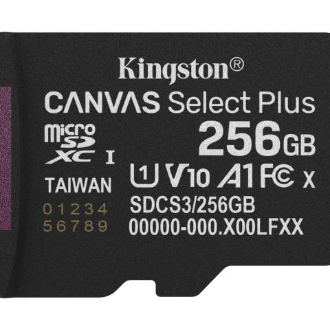 MEMORY MICRO SDXC 256GB UHS-I/SDCS3/256GBSP KINGSTON