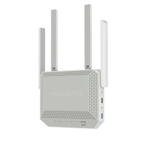 Keenetic Titan BE7200 Mesh Wi-Fi 7 Multi-Gigabit Router with a 1×10G, 1×2.5G and 4×1G Smart Switch, Multifunctional USB 3.2 and 2.0 Ports