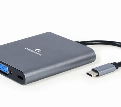 I/O ADAPTER USB-C TO HDMI/USB3/6IN1 A-CM-COMBO6-01 GEMBIRD