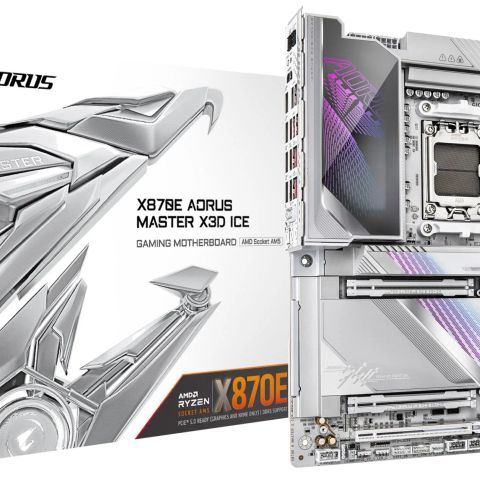 Mainboard|GIGABYTE|AMD X870E|Socket AM5|ATX|RAM DDR5-SDRAM|4xSlots|Wi-Fi Yes|Bluetooth Yes|5xNumber of M.2 (M) slots|X870E A MASTER X ICE|X870EAMASTERXICE