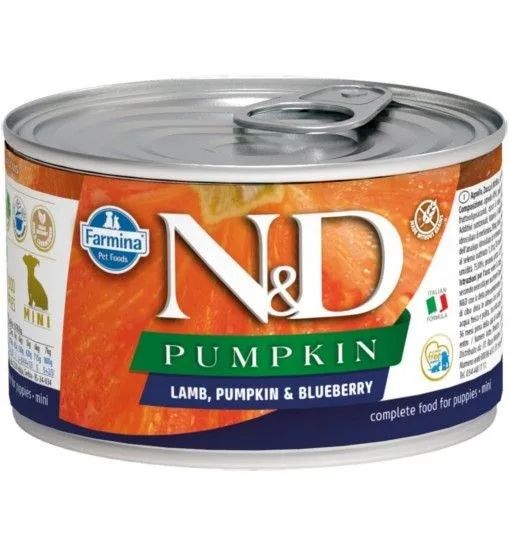 FARMINA N&D Puppy Lamb&Pumpkin&Blueberry - wet dog food - 140 g