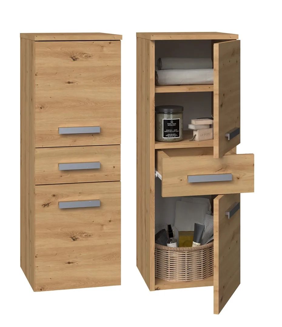 Topeshop NEL V DDS ARTISAN bathroom storage cabinet Oak