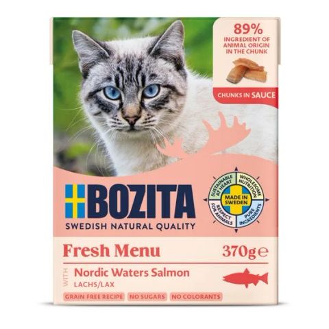 BOZITA Chunks in sauce with Salmon 370g