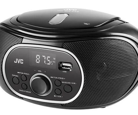 JVC radio RD-E221B Boombox black