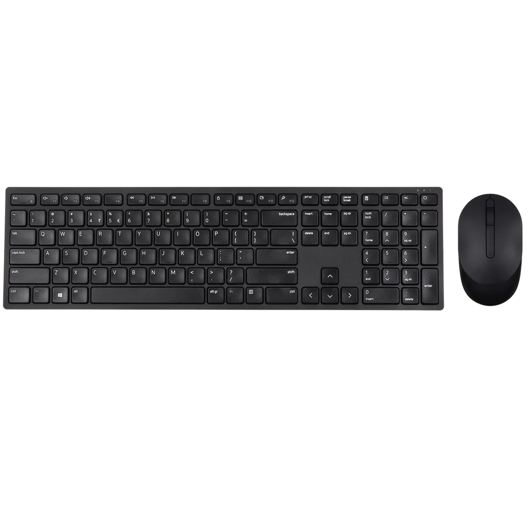 Dell | Pro Keyboard and Mouse | KM5221W | Keyboard and Mouse Set | Wireless | Batteries included | Wireless connection | US | Black