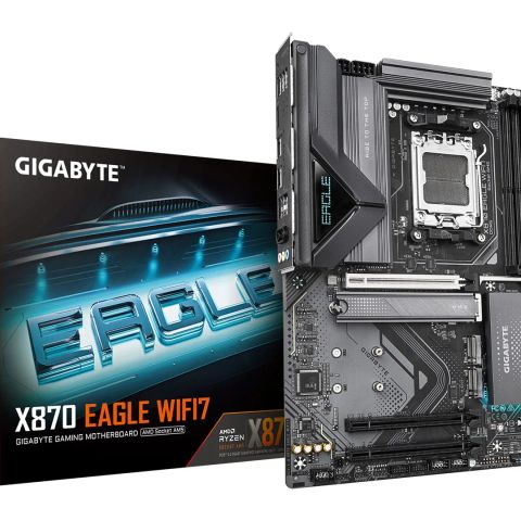Mainboard|GIGABYTE|AMD X870|SAM5|ATX|Memory DDR5|Memory slots 4|2xPCI-Express 3.0 1x|1xPCI-Express 5.0 16x|3xM.2|1xHDMI|4xUSB 2.0|4xUSB 3.2|2xUSB-C|1xRJ45|3xAudio port|X870EAGLEWIFI71.1