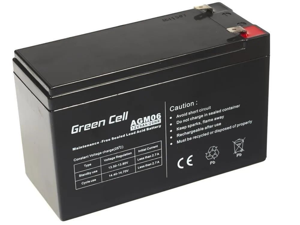 Green Cell AGM06 UPS battery Sealed Lead Acid (VRLA) 12 V 9 Ah