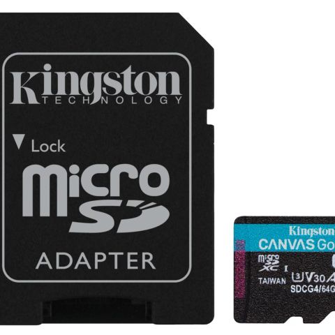 MEMORY MICRO SDXC 64GB UHS-I/W/ADAPTER SDCG4/64GB KINGSTON