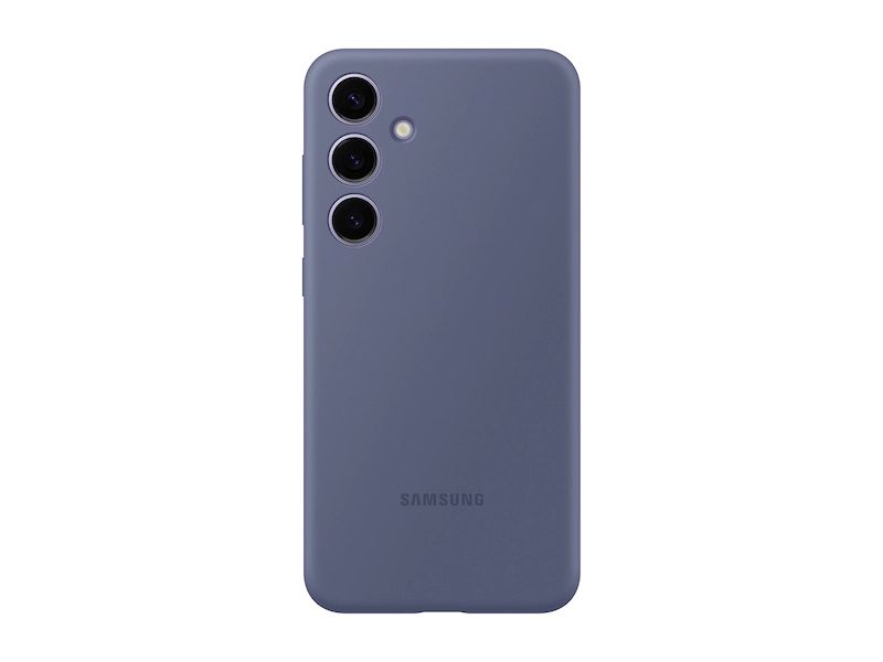 Galaxy S24 Plus Silicone Case Tumevioletne Ümbris